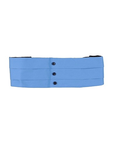 MANUEL RITZ Belt Azure Textile fibres