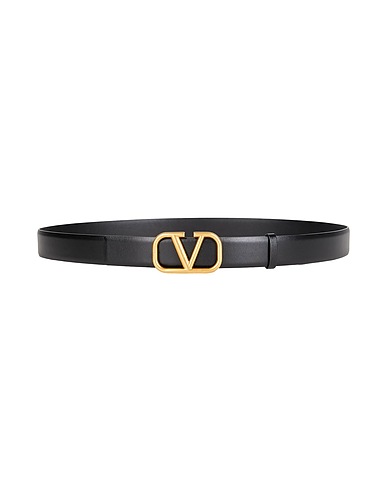 VALENTINO GARAVANI Leather belt Black Leather