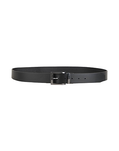 EMPORIO ARMANI Ceinture en cuir Noir 100% Cuir de bovin