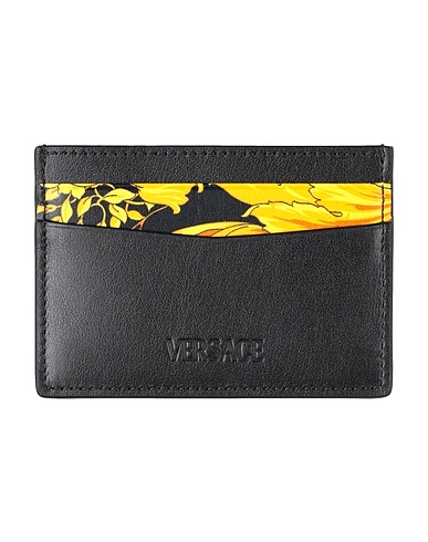 VERSACE PICCOLA PELLETTERIA Nero Pelle di vitello