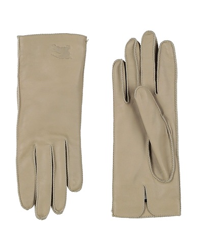 BURBERRY Handschuhe Beige 100% Lammleder, Kaschmir, Seide