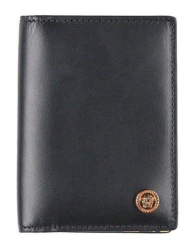 VERSACE PICCOLA PELLETTERIA Nero Pelle di vitello
