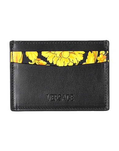VERSACE Small Leather Goods Black Leather