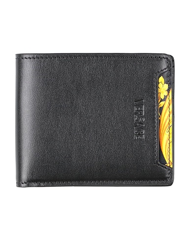 VERSACE Wallet Black Calfskin