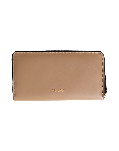 VERSACE Wallet Khaki Leather