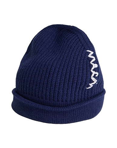 MARNI Hat Navy blue 70% Virgin Wool, 30% Cashmere