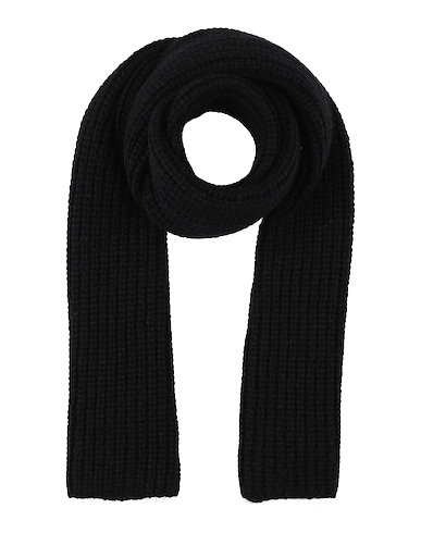 ANINE BING Scarves and foulards Black 25% Alpaca wool, 25% Wool, 25% Polyamide, 25% Polyacrylic