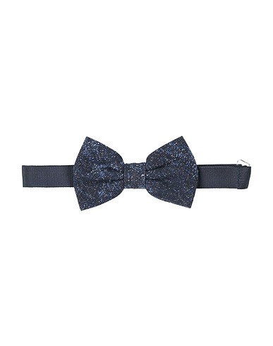 PAOLO PECORA Ties and bow ties Midnight blue Textile fibres