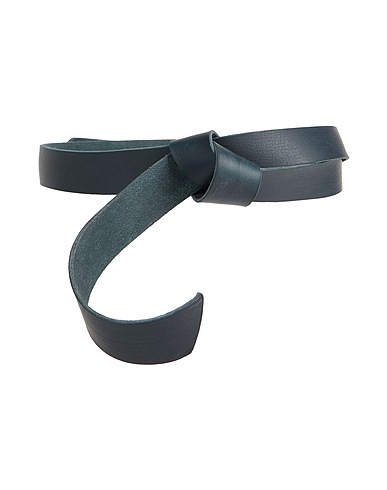 FORTE_FORTE Regular belt Midnight blue Leather
