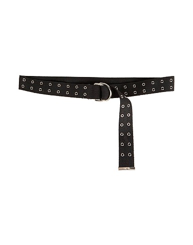 ERMANNO FIRENZE Regular belt Black Textile fibres