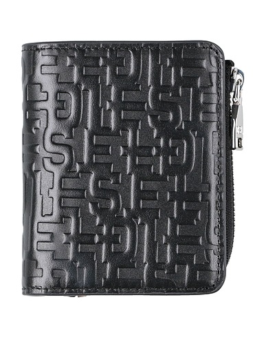 DIESEL Wallet Black Cow hair