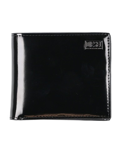 DIESEL Brieftasche Schwarz 100% Rinderhaar
