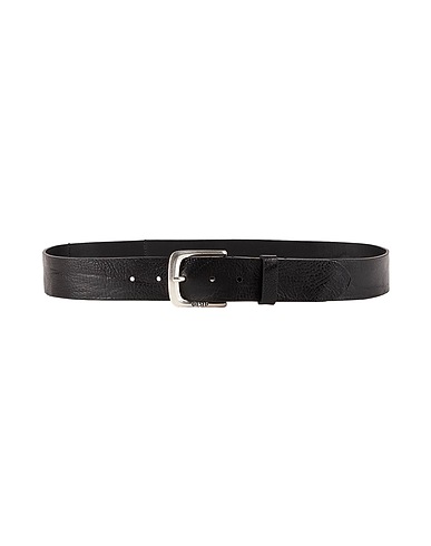 DIESEL Leather belt Black 100% Cow leather