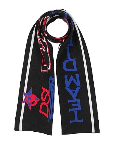 DIESEL Scarves and foulards Black 100% Acrylic