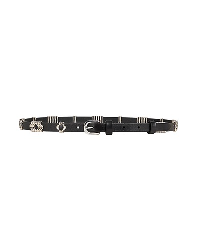 ISABEL MARANT Belts Black 70% Cow leather, 30% Zamak