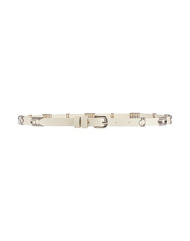ISABEL MARANT Belts Light grey 70% Cow leather, 30% Zamak