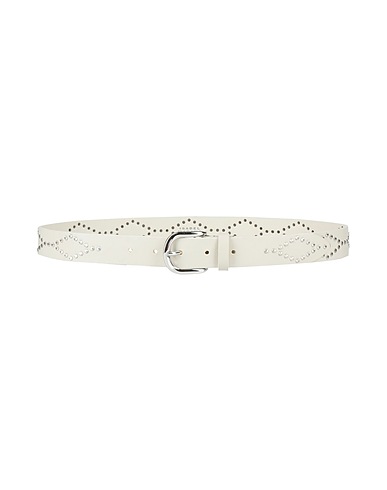 ISABEL MARANT Belts Off white 70% Cow leather, 25% Copper, 5% Zamak