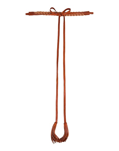SIMONA CORSELLINI Belts Tan 100% Leather