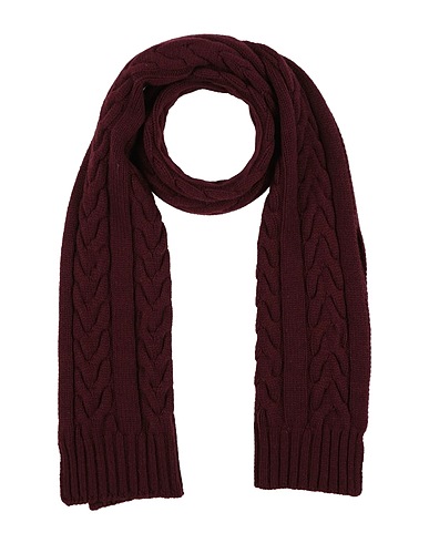 BUNGALOW. Sciarpe e foulard Bordeaux 100% Cachemire