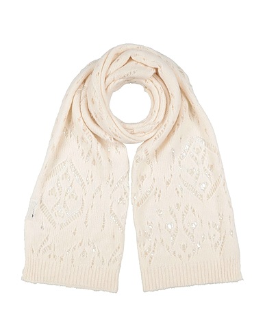 SKILLS & GENES Scarves and foulards Ivory 50% Polyamide, 25% Mohair wool, 25% Wool
