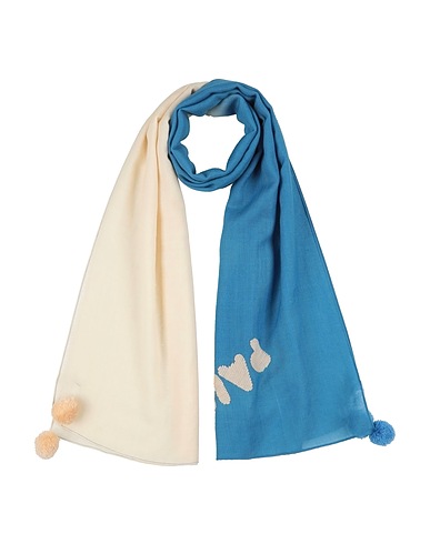 PAUL SMITH Sciarpe e foulard Azzurro 100% Lana