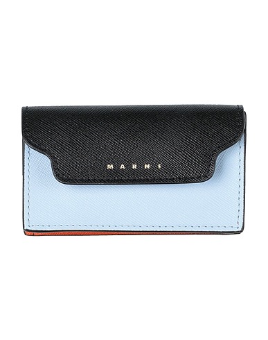MARNI Wallet Black 100% Cow leather