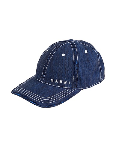 MARNI Hat Navy blue 100% Cotton