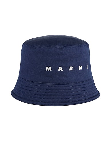 MARNI Hat Midnight blue 100% Cotton