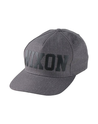 NIXON Hat Grey 80% Acrylic, 20% Wool