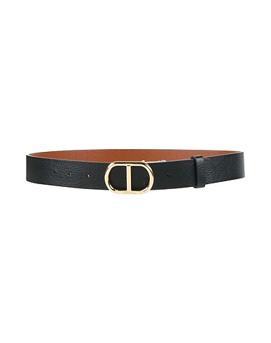 TWINSET Belts Black 100% Polyurethane