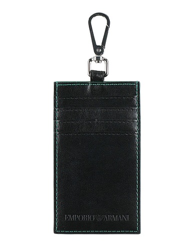 EMPORIO ARMANI Small Leather Goods Black Leather