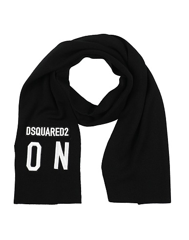 DSQUARED2 Sciarpe e foulard Nero 50% Acrilico, 50% Lana