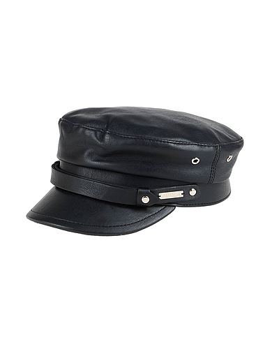 DSQUARED2 Hat Black 100% Polyurethane, Polyester