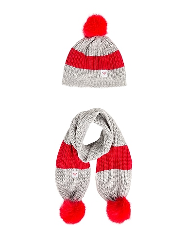 EMPORIO ARMANI Scarves and foulards 56% Synthetic fibers, 20% Wool, 20% Cotton, 4% Cashmere, Other Fibres