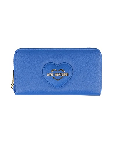 LOVE MOSCHINO Бумажник BLU 100% Полиуретан