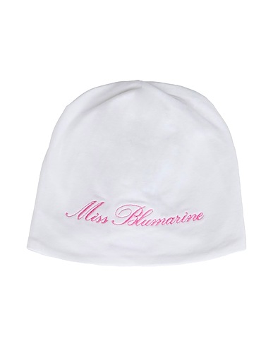 MISS BLUMARINE Cappello Bianco 94% Cotone, 6% Elastan