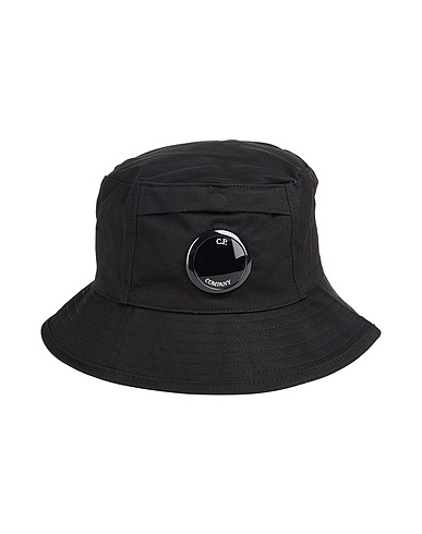 C.P. COMPANY UNDERSIXTEEN Hat Black 100% Cotton