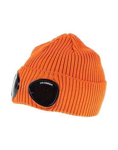 C.P. COMPANY UNDERSIXTEEN Cappello Arancione 100% Cotone