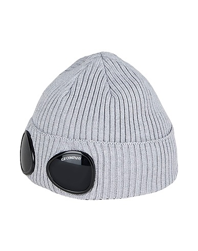 C.P. COMPANY UNDERSIXTEEN Hat Light grey 100% Cotton