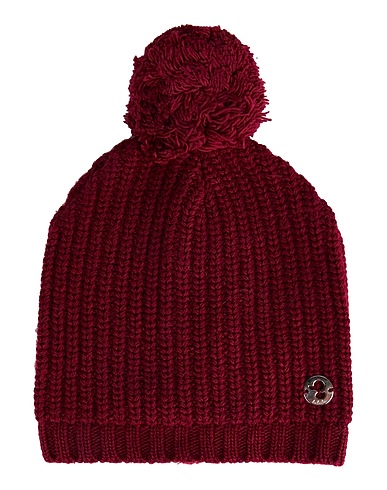 LALALÙ Hat Burgundy 40% Merino Wool, 27% Viscose, 25% Nylon, 8% Cashmere