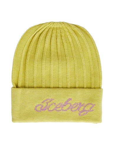 ICEBERG Hat Lime green 45% Acrylic, 30% Wool, 25% Nylon