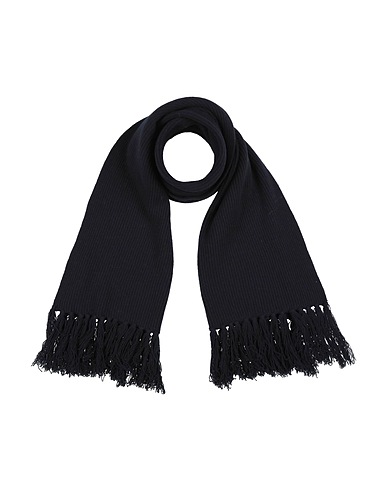 PAOLO PECORA Sciarpe e foulard Blu notte 100% Lana Vergine