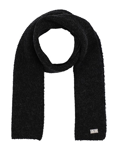 SUN 68 Scarves and foulards Black 52% Merino Wool, 31% Polyamide, 17% Alpaca wool