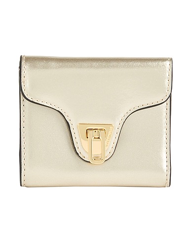 COCCINELLE Wallet Platinum Leather