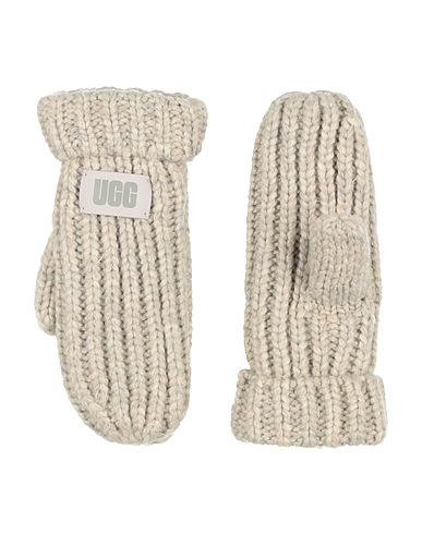 UGG Gloves Light grey 78% Acrylic, 17% Nylon, 5% Wool