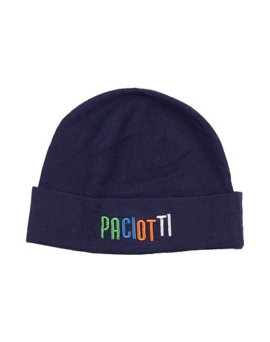 PACIOTTI Cappello Blu 95% Cotone, 5% Cachemire
