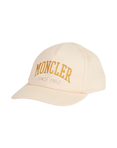 MONCLER Hat Ivory 100% Cotton