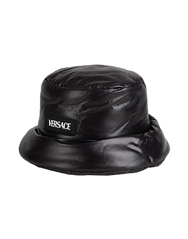 VERSACE Hat Black 100% Polyamide