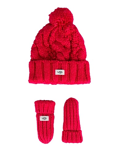 UGG Baby accessories set Fuchsia 78% Acrylic, 17% Nylon, 5% Wool