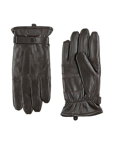 BARBOUR ACCESSORIES Dark brown Leather